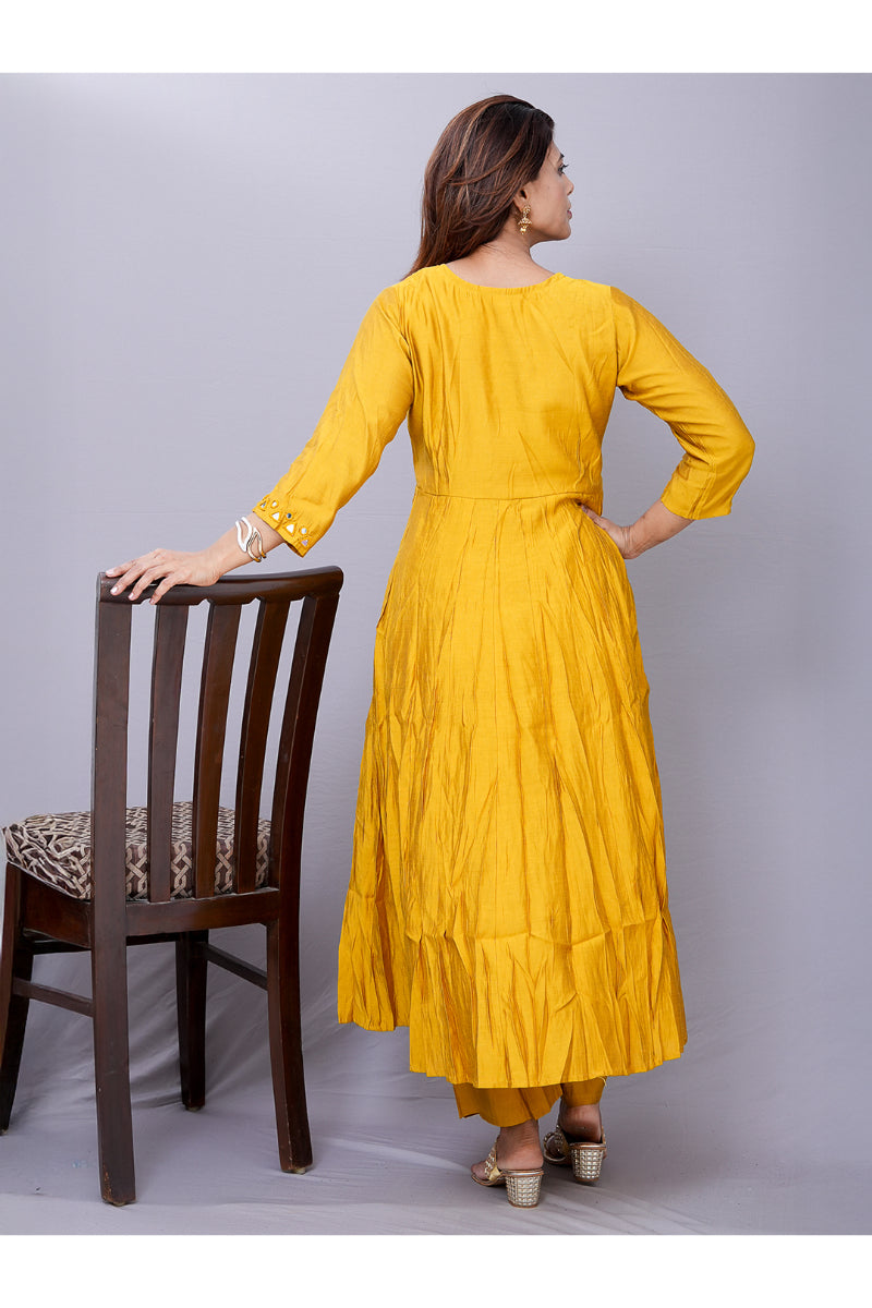 "Mayuri" Cotton silk kurti pant