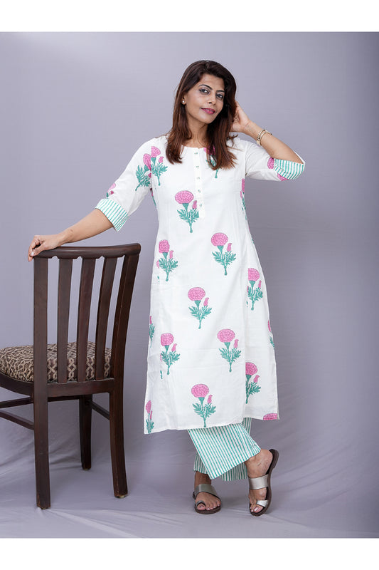 "Lovisha" cotton kurti pant