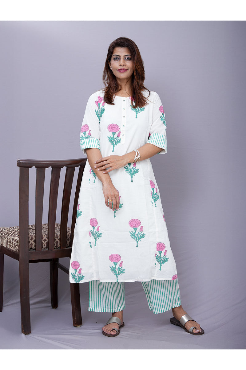 "Lovisha" cotton kurti pant