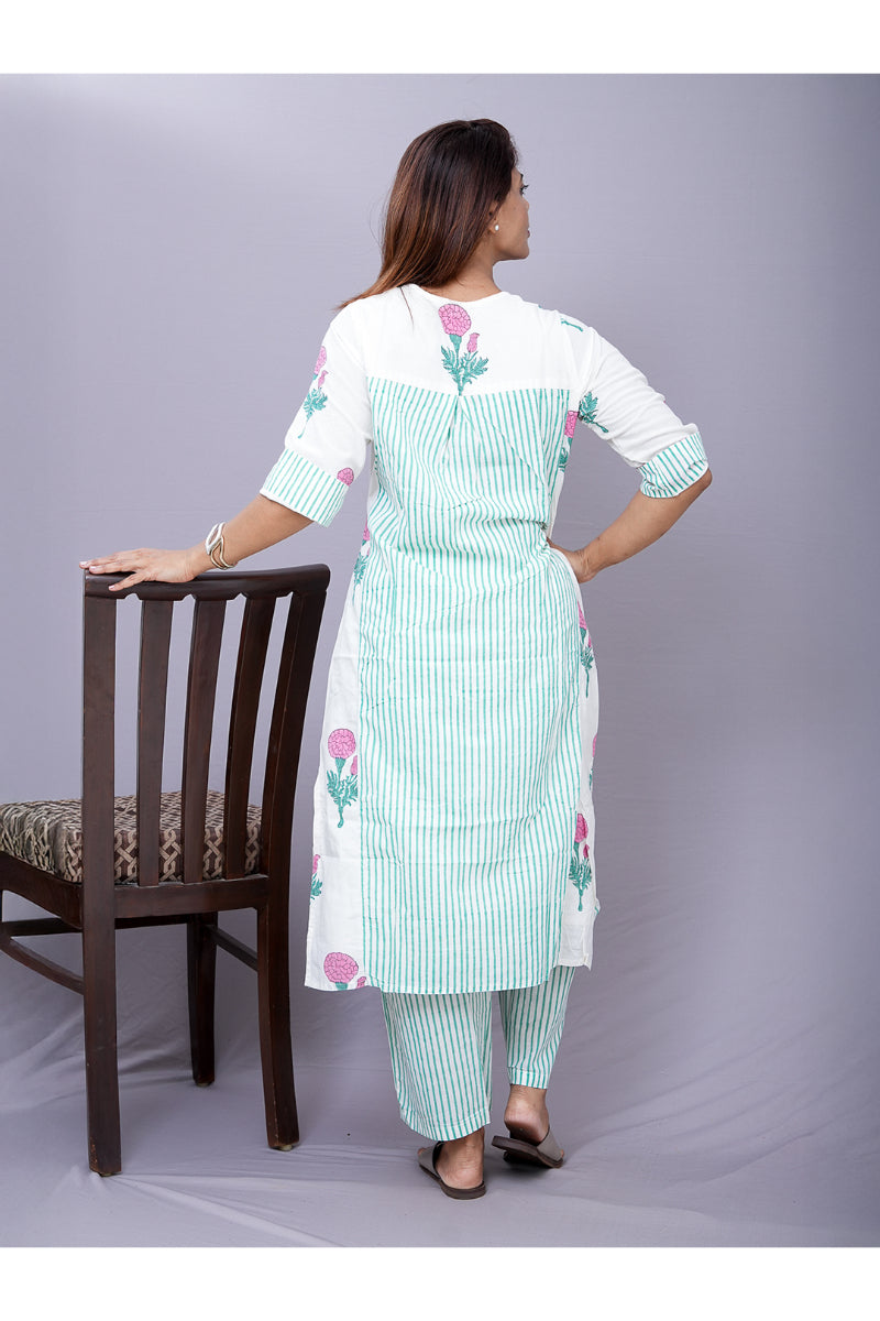 "Lovisha" cotton kurti pant