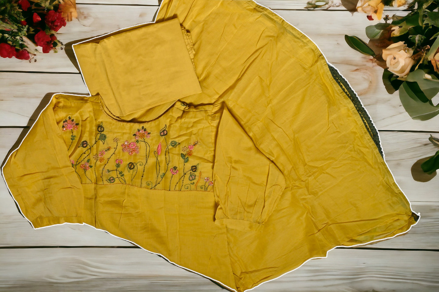 Blossem Mal Cotton Kurti Pant