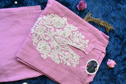 A-Line Kurti Pant with Designer work!