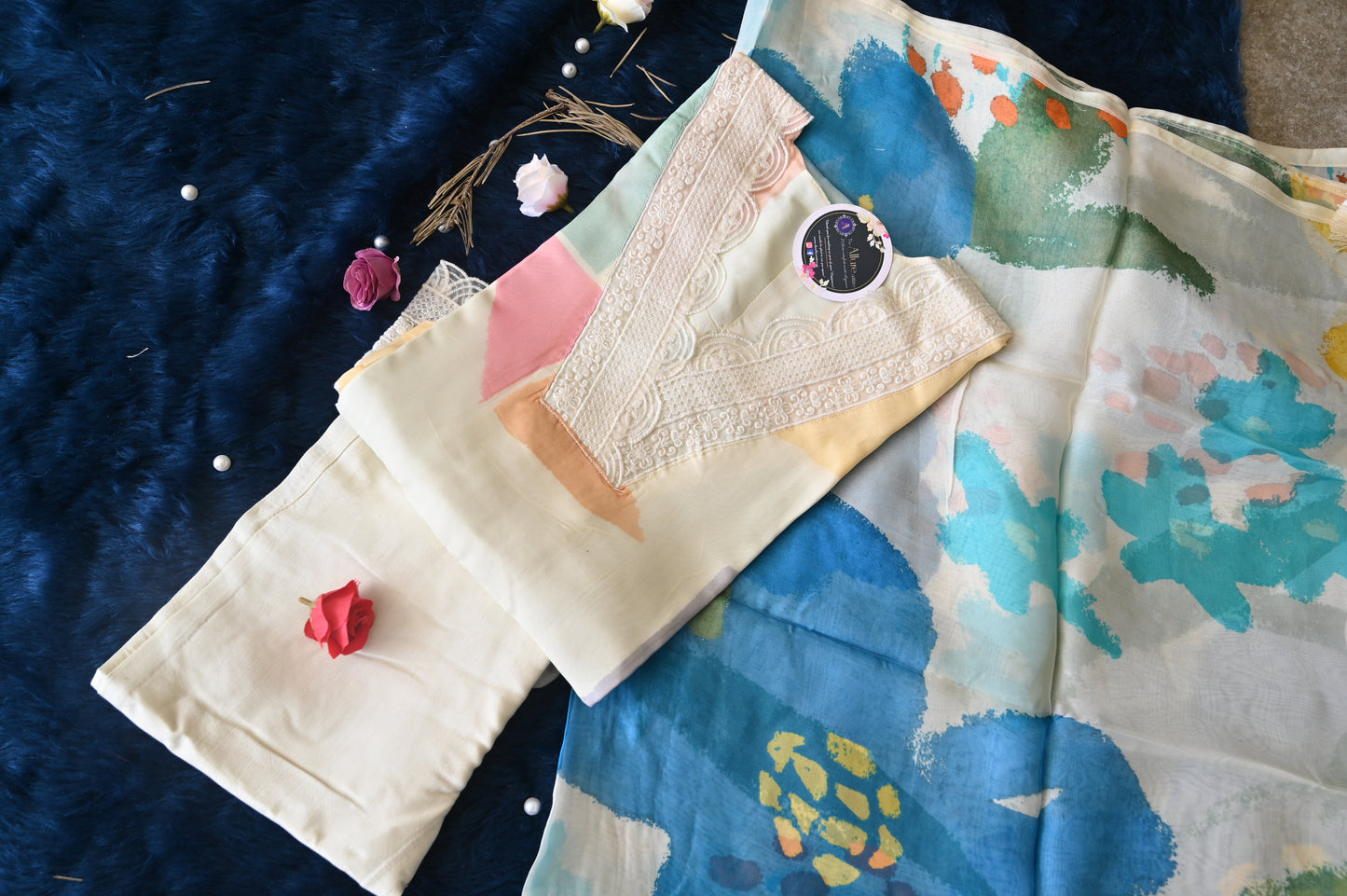 Pure Organza Designer Dress !