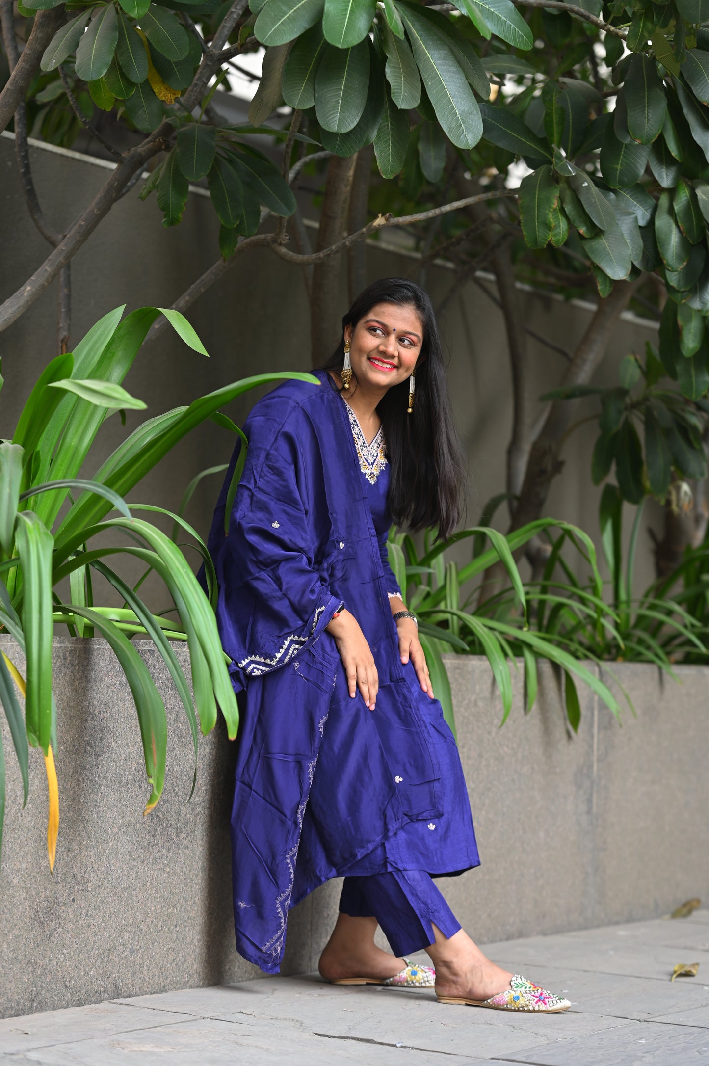 Purple Love Pure Zardoshi and Pearl handwork dress!