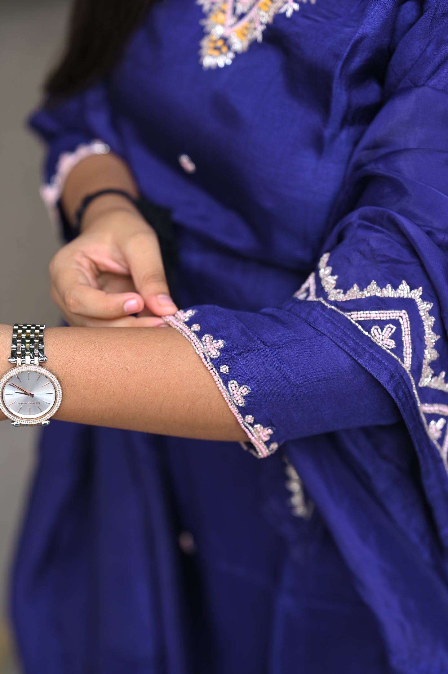 Purple Love Pure Zardoshi and Pearl handwork dress!