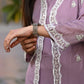 Gown with shrug style with pearl,zardoshi handwork!