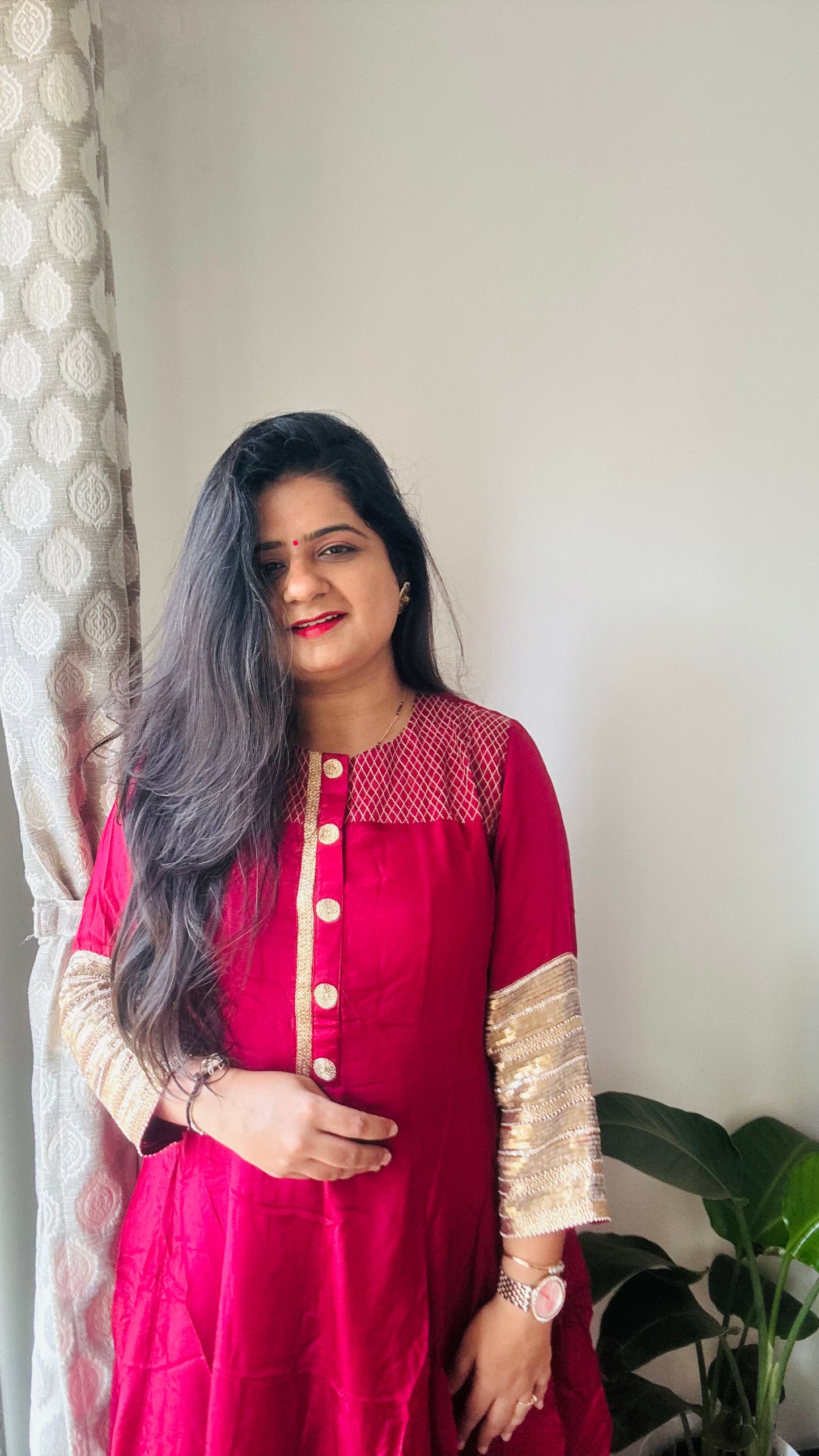 “Ruby” silk dress 💜