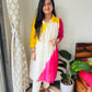 “Rangya” Mul Chanderi Kurti Pant💜