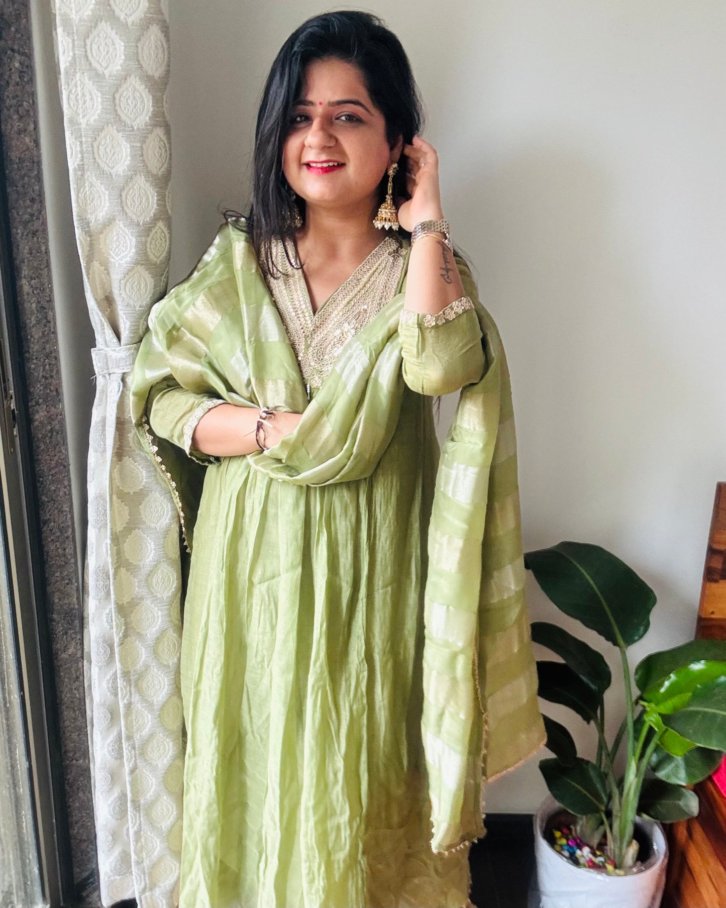 “Kismat” Mul Chanderi Suit Set 💕