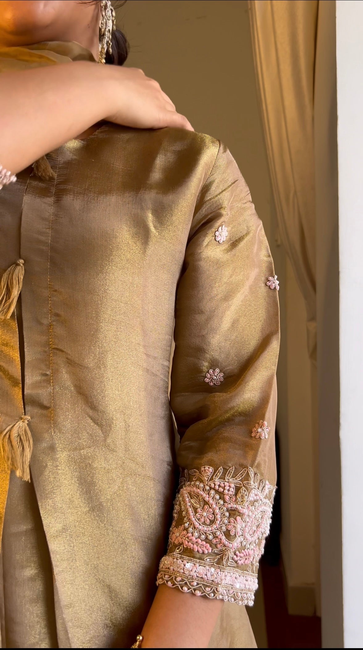 Ragini Tissue Sharara Dress