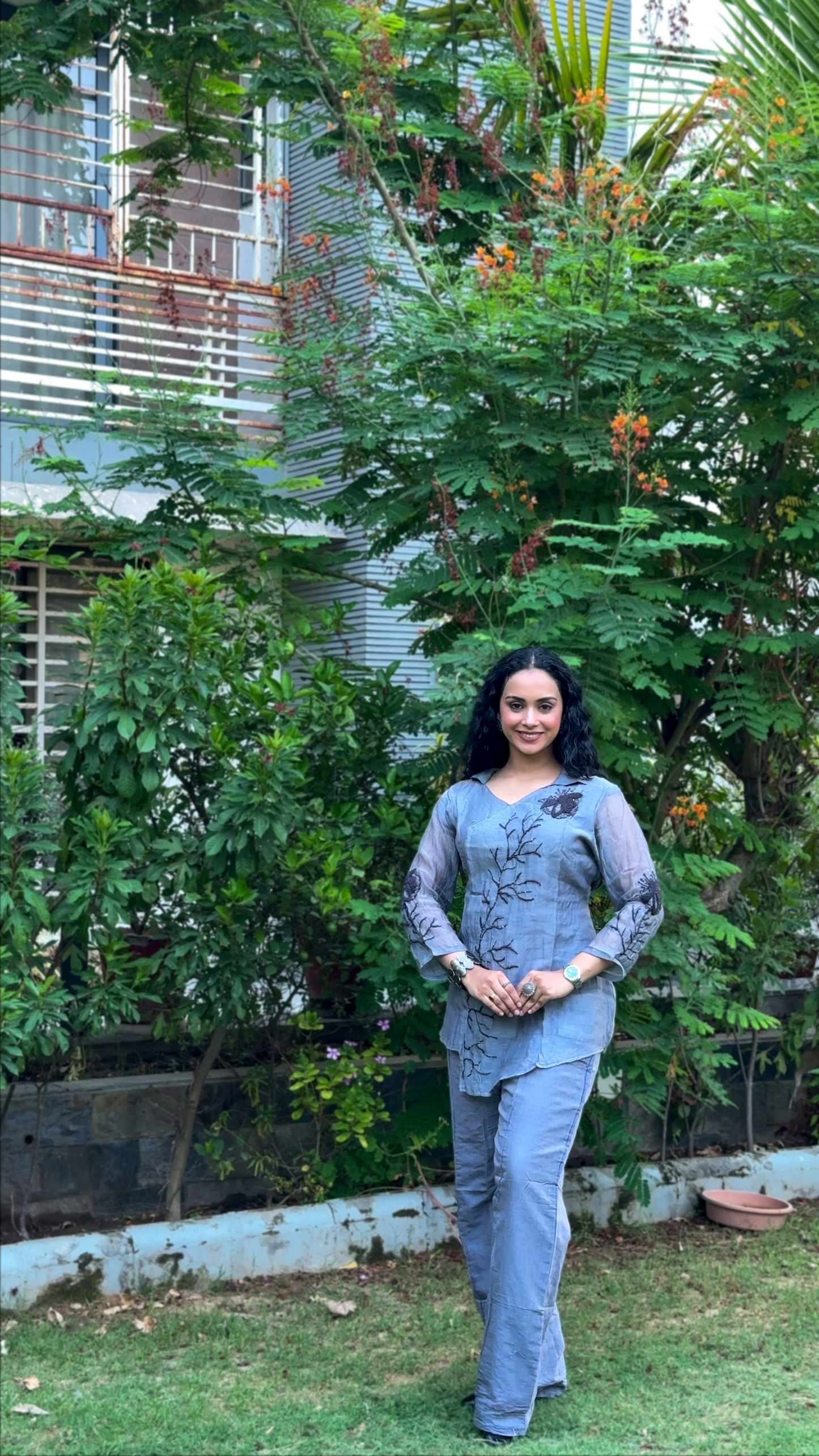 Dipika Mul Chanderi Co-Ord Set