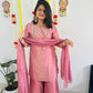 "Suhana" pure tissue sharara set