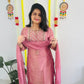 "Suhana" pure tissue sharara set