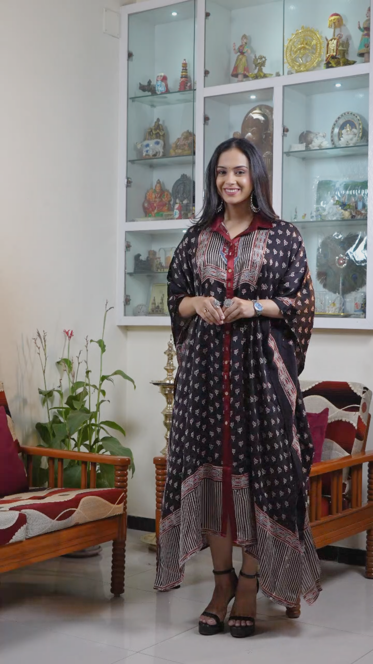 Gul Luxe Ajark Kaftan
