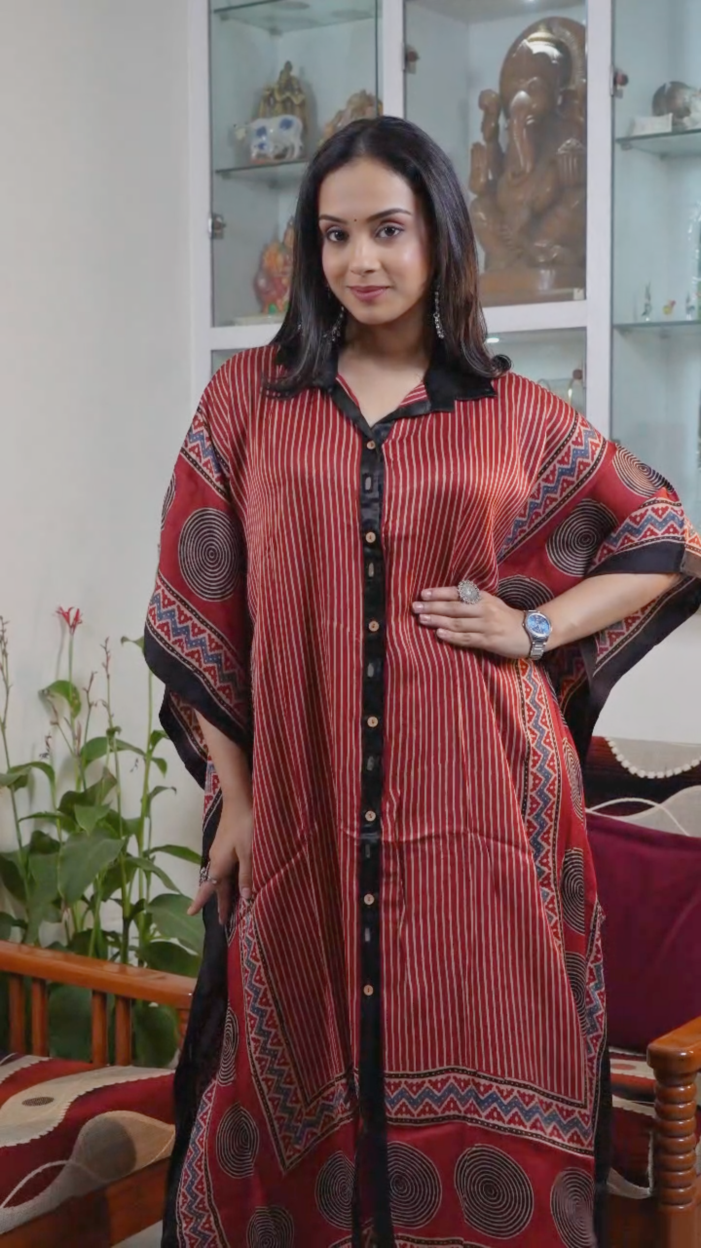 Gul Luxe Ajark Kaftan