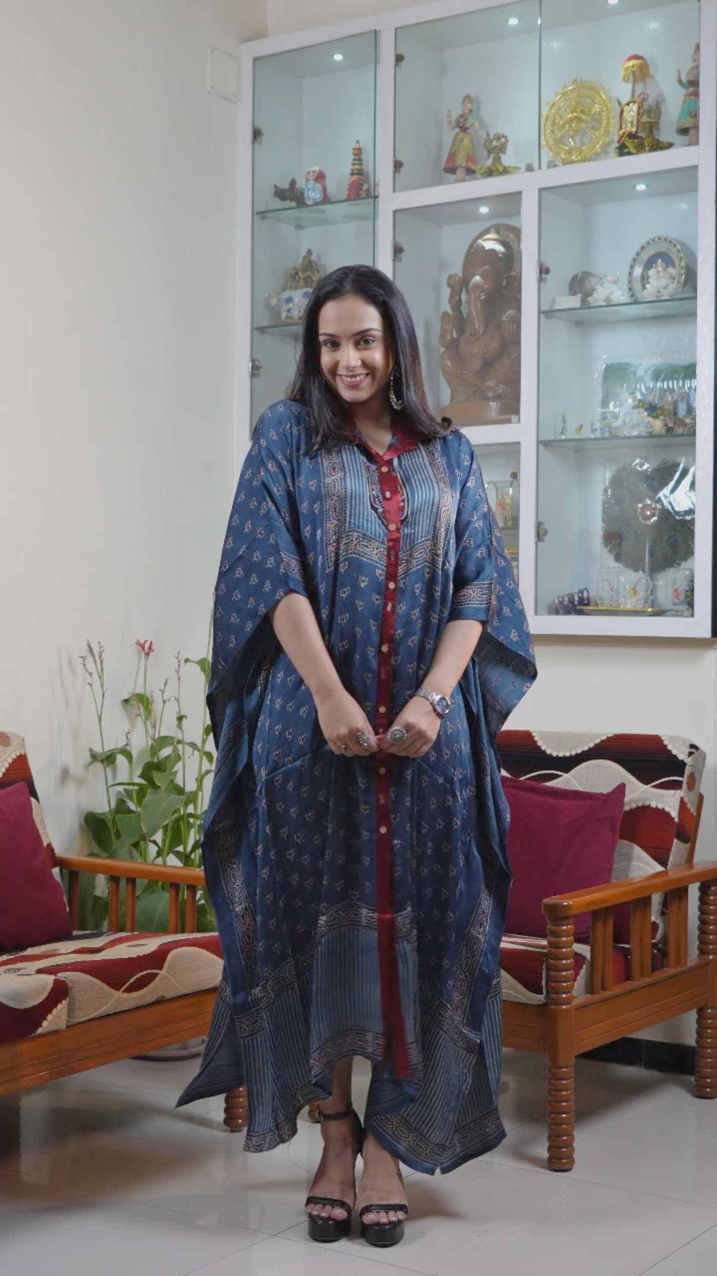 Gul Luxe Ajark Kaftan