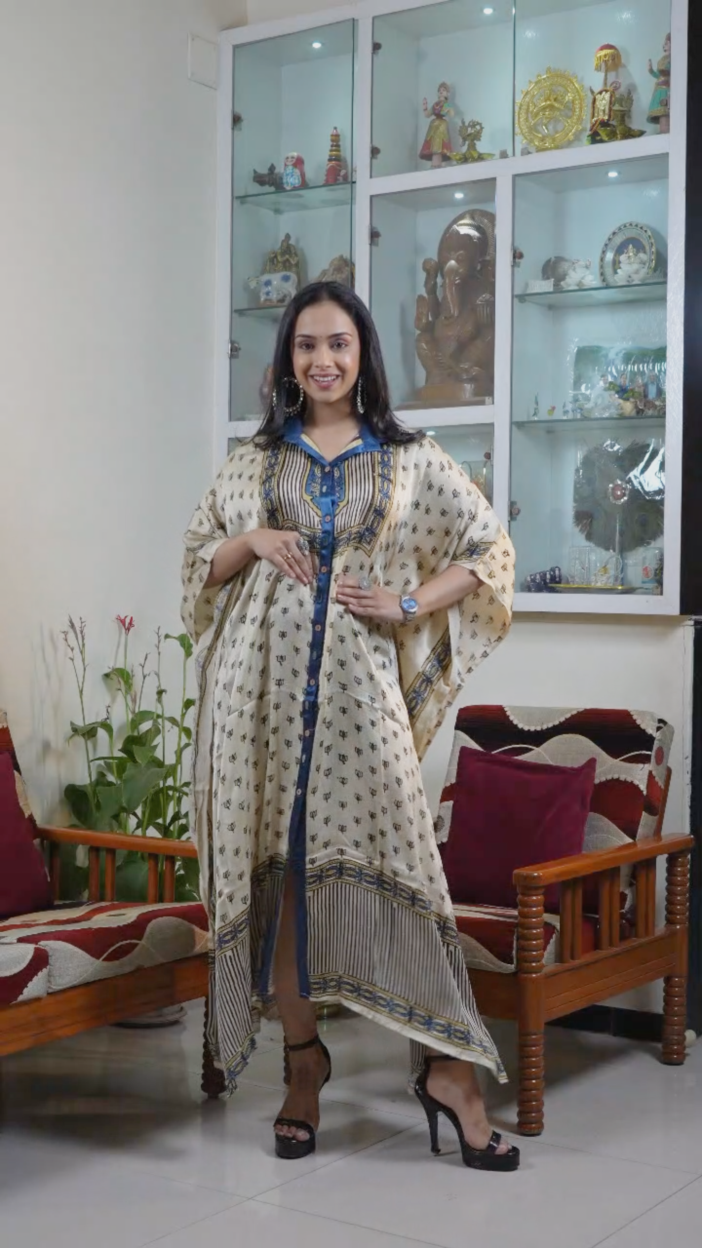 Gul Luxe Ajark Kaftan