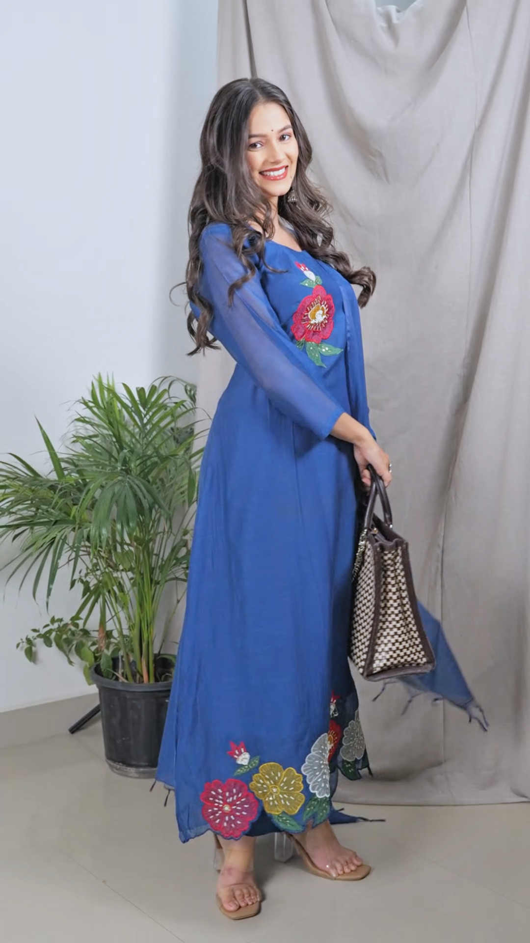 Jasmin Mul Chanderi Suit