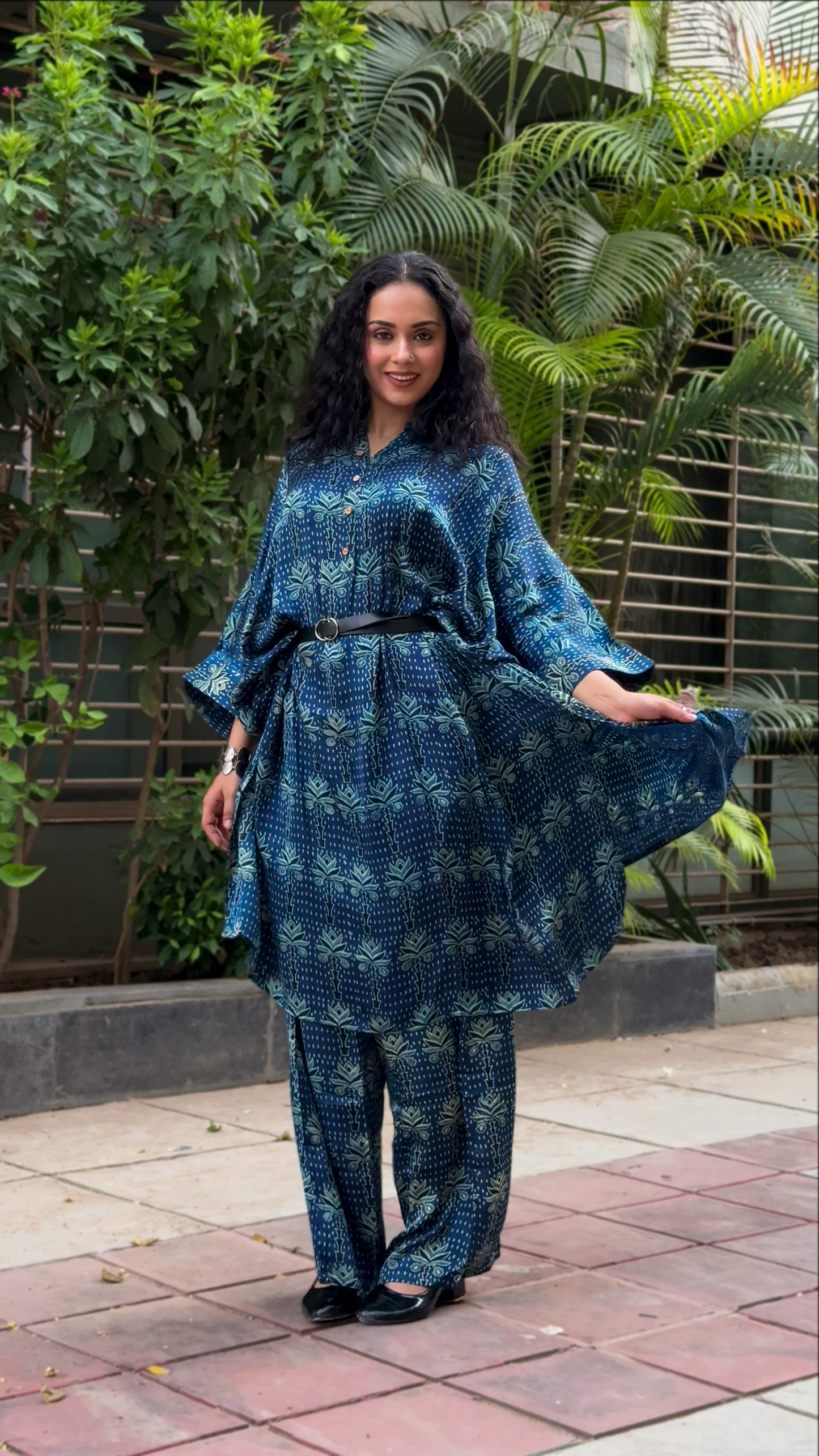 Chandni Luxe Ajark Co-ord Set