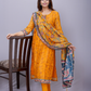 "Mahek" cotton silk dress
