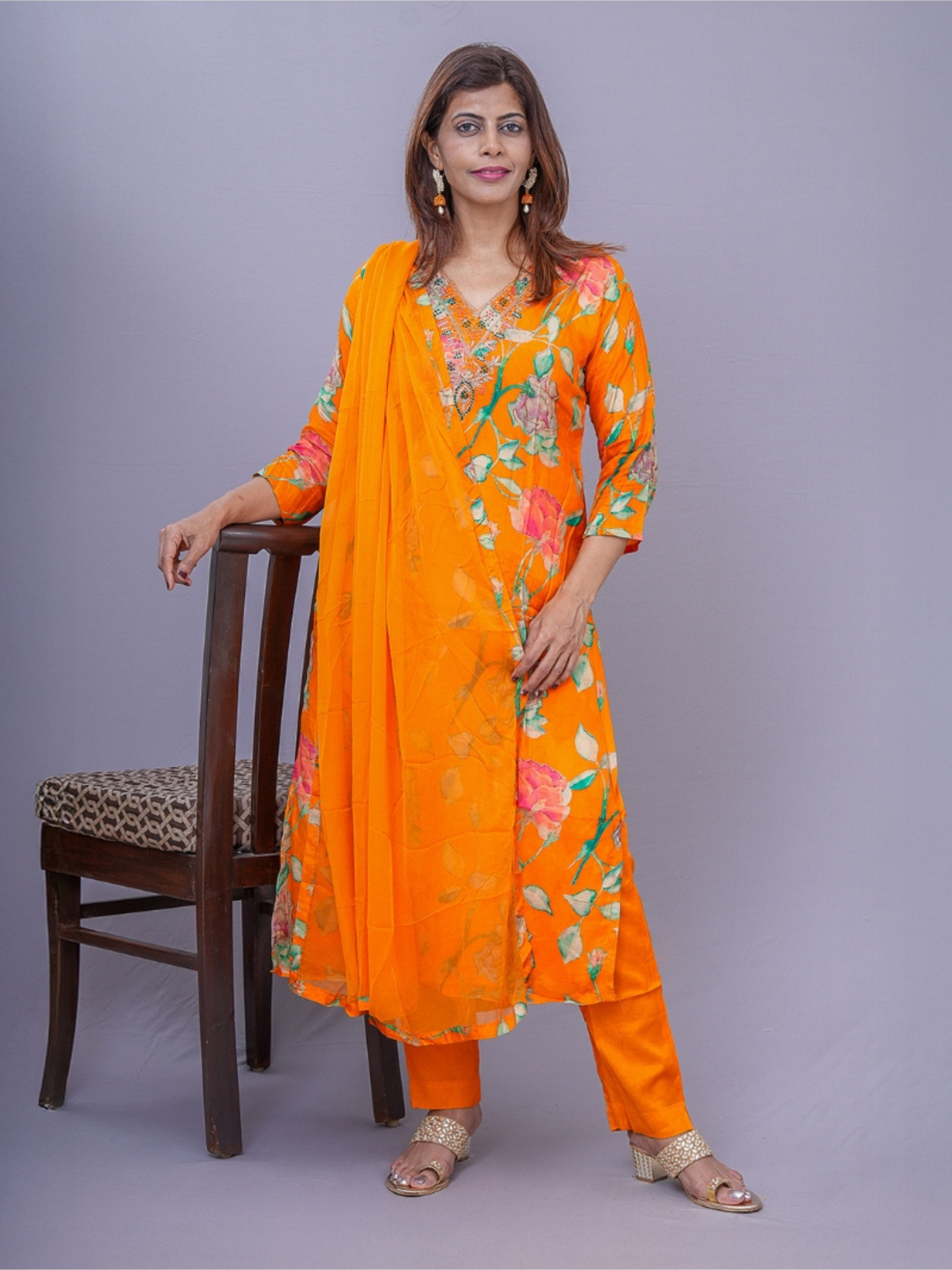 "Mashti" soft silk dress