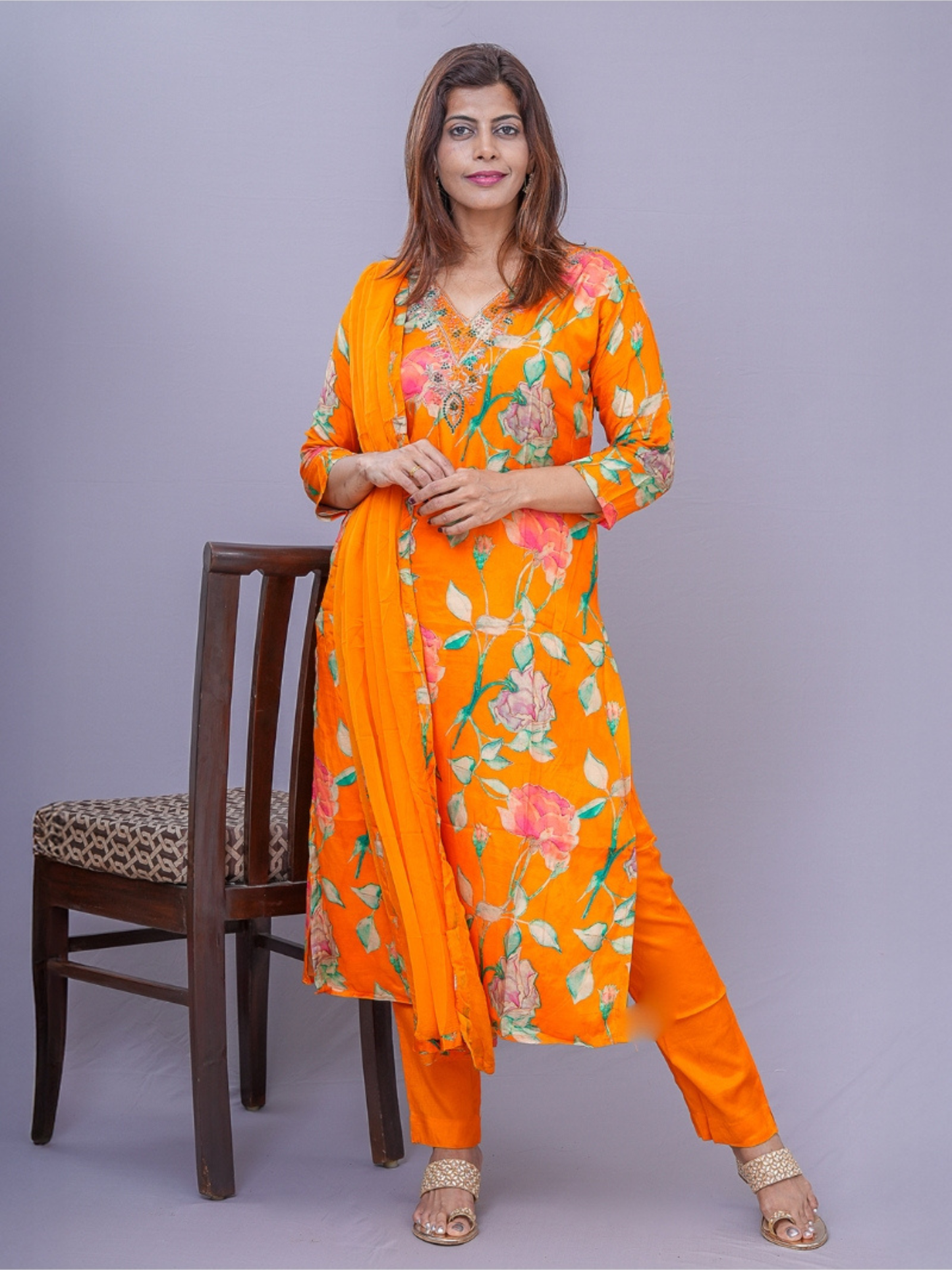 "Mashti" soft silk dress