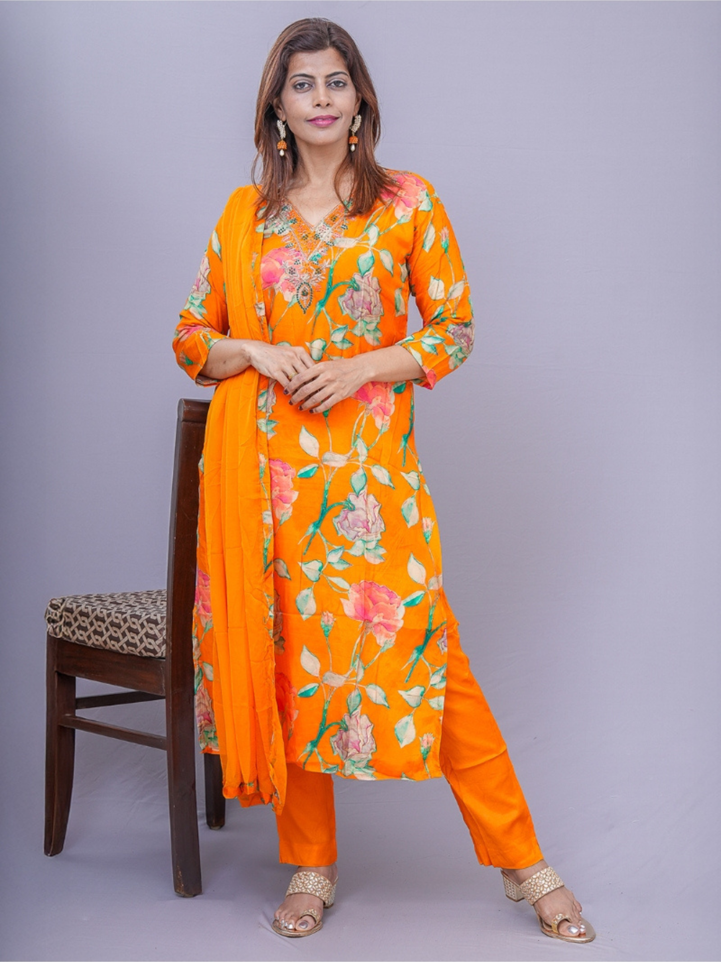 "Mashti" soft silk dress