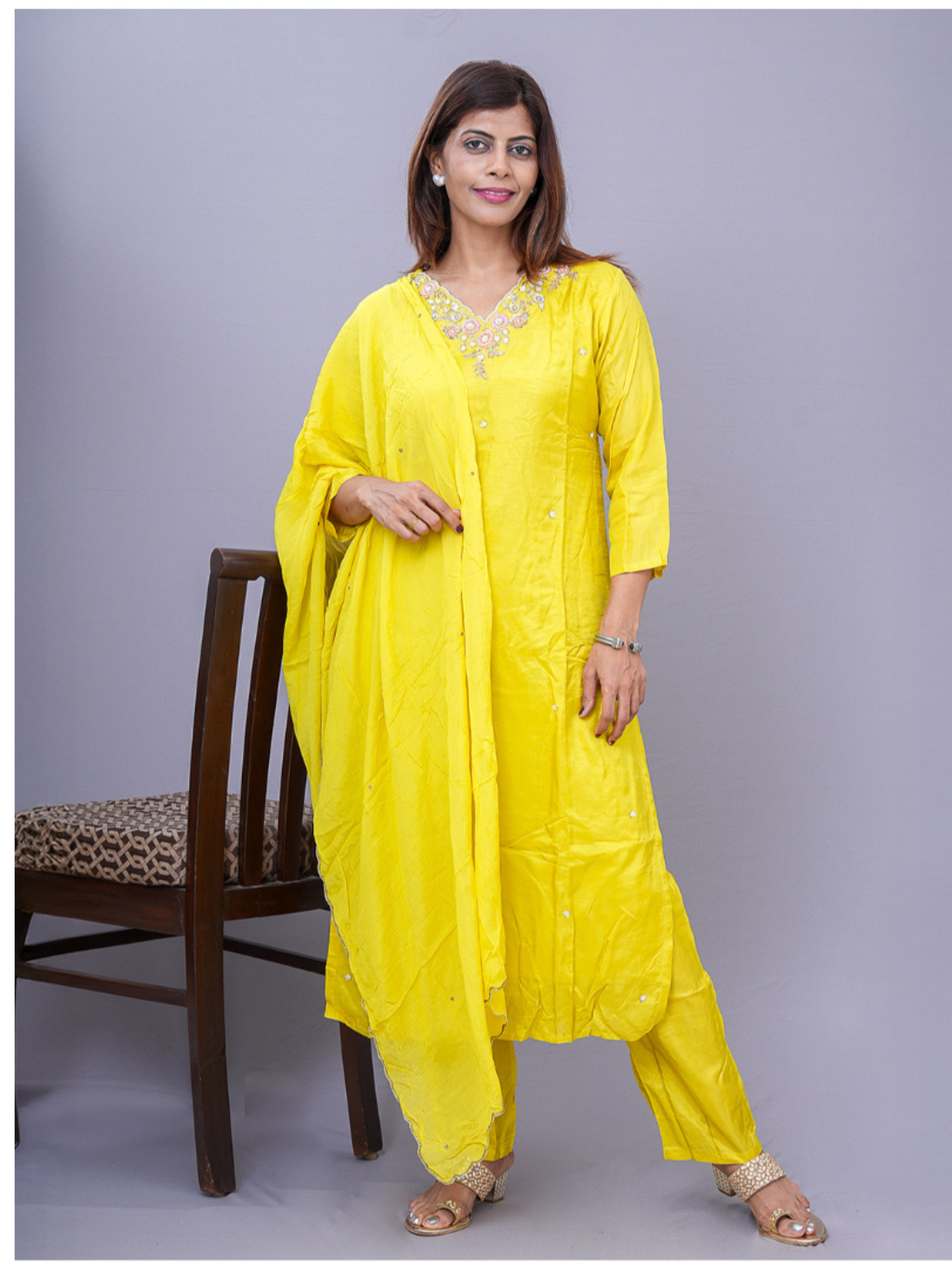 "Sunshie" raw silk dress