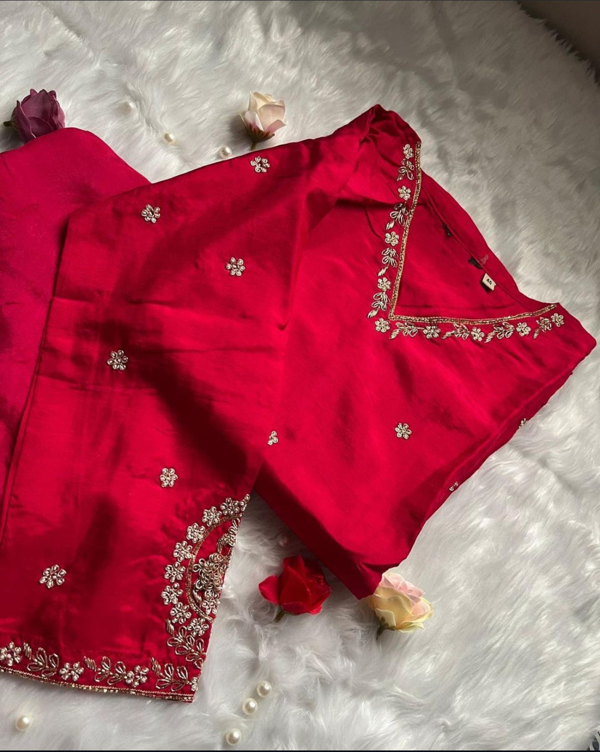 Bestseller Hot Pink Real Zardoshi Handwork Dress