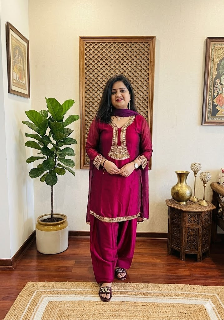 “Amartya” Farsai Salwar Suit “