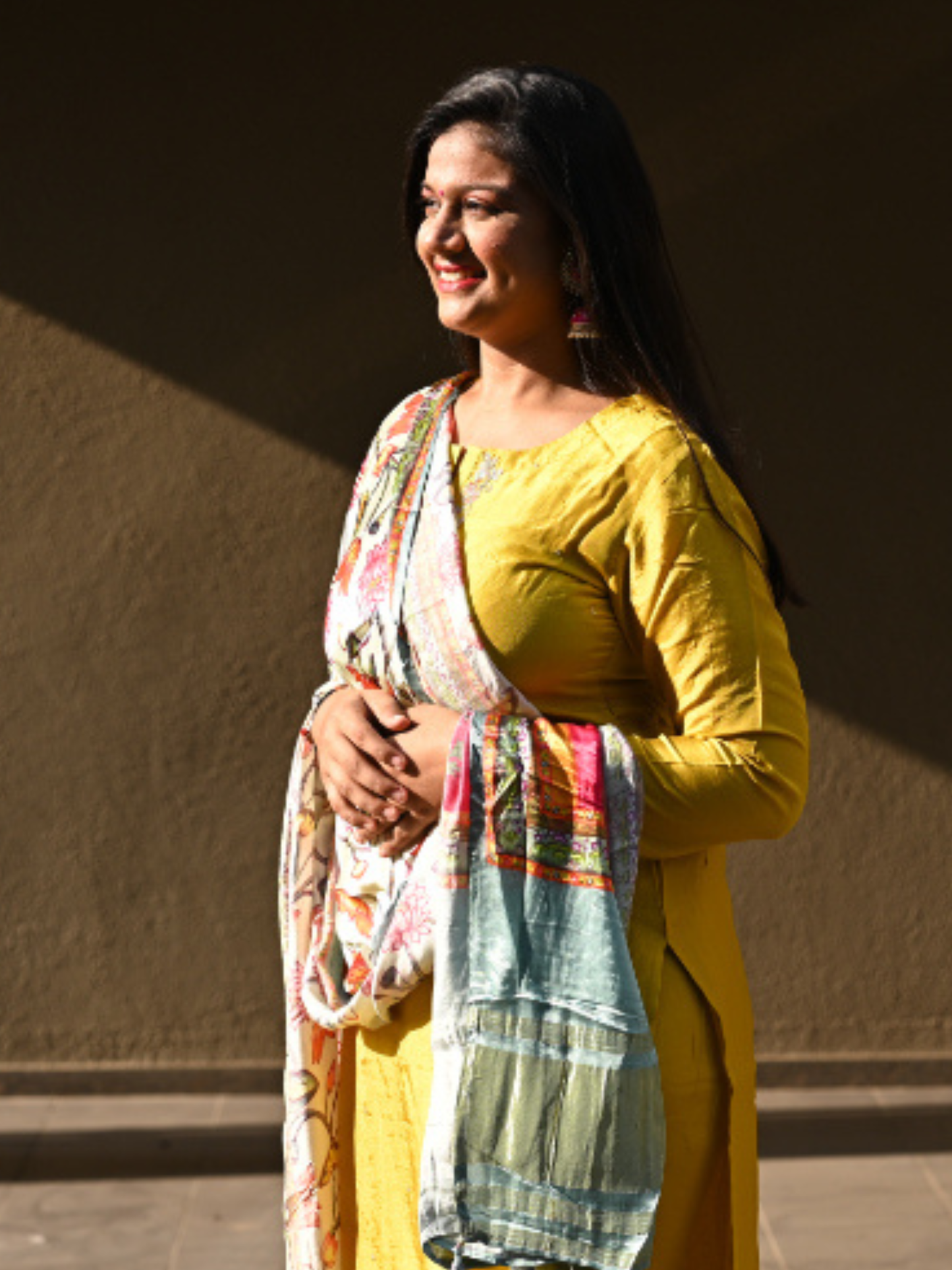 "Yashvi " raw silk dress