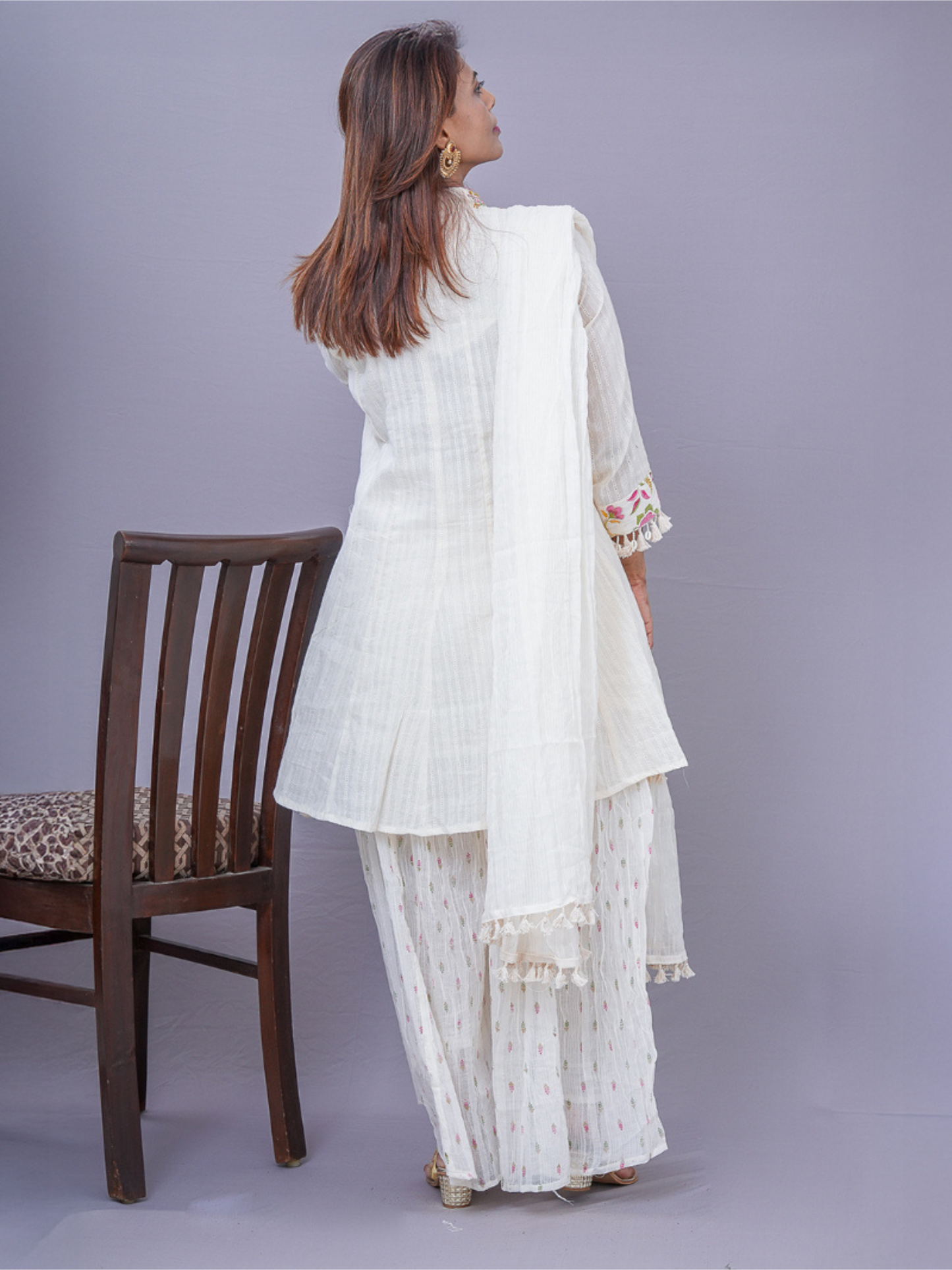 "Niyati" Cotton sharara suit